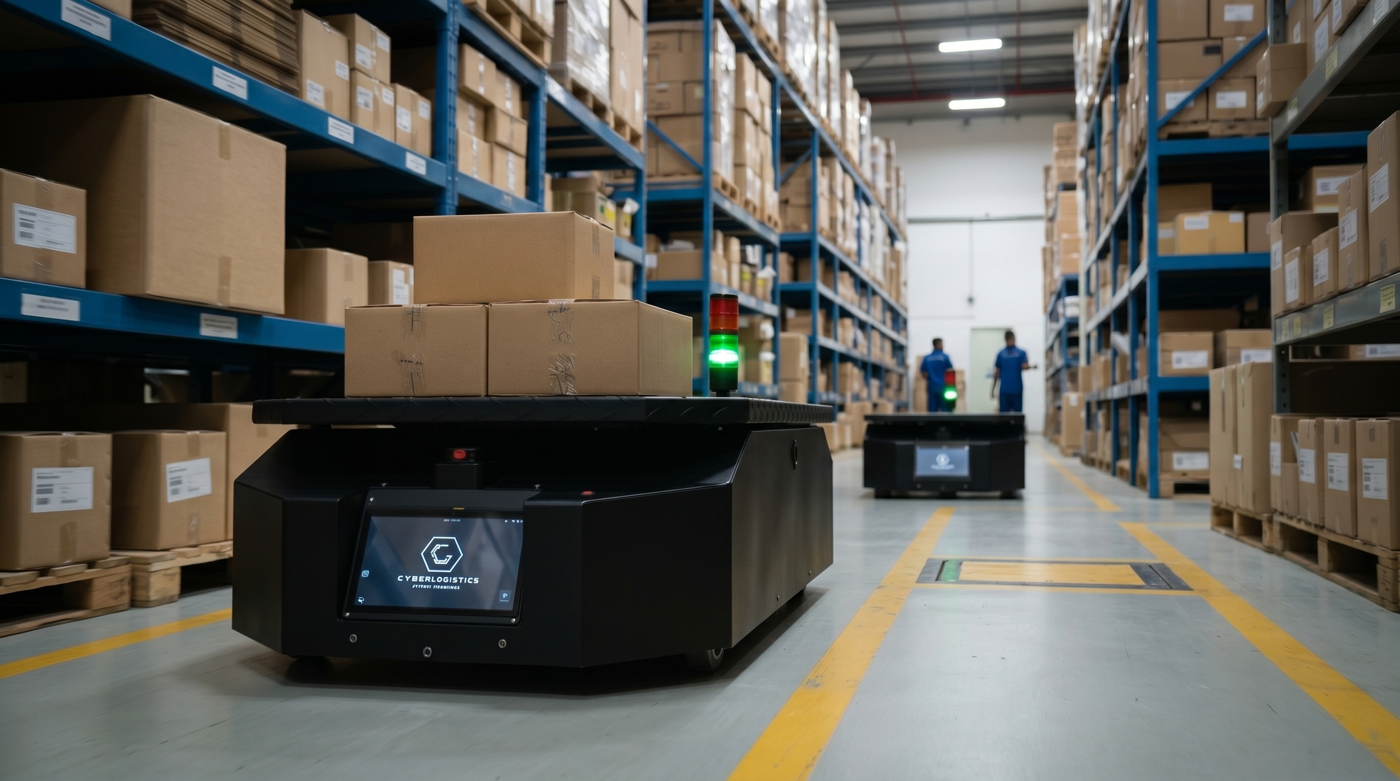 AGV system deployed in RMG warehouse